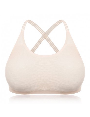 Ice Silk Breathable Criss Cross Back Hollow Bras