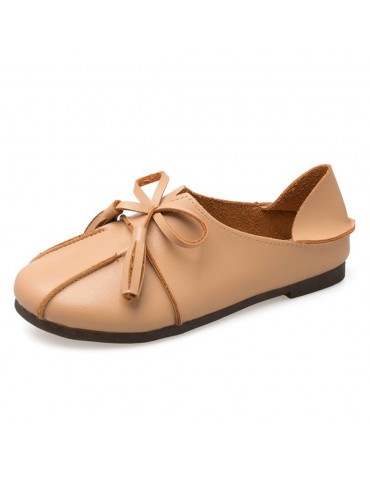 Women Casual Comfy Butterfly Knot Flats Shoes
