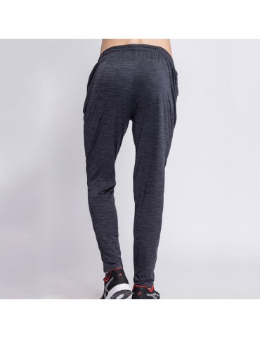 Mens Quick-dry Elastic Waist Drawstring Solid Color Casual Sweatpants Thin Sport Pants