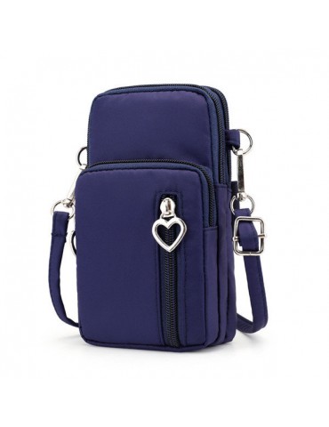 Women Nylon Water Resistant Crossbody Bags Multi-function Phone Bags