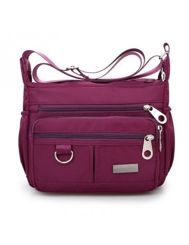 Multi-pockets Nylon Waterproof Light Weight Crossbody Bag Shoulder Bags For Women