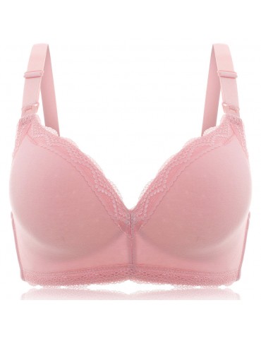 Lace Patch Maternity Breathable Gather Nursing Bras