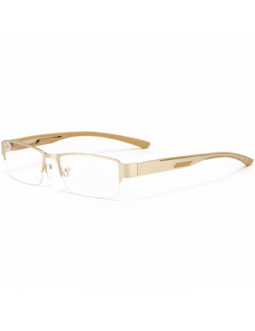 Men Metal Anti-fatigue Progressive Color Change Multi-focus Far And Near Use Reading Glasses