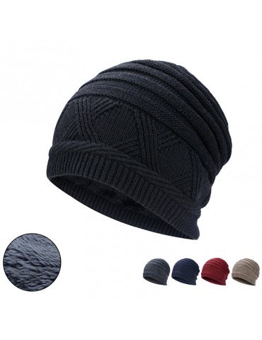 Men Women Knit Plush Warm Couple Hat Beanie Cap Outdoor Sports Cycling Hat Balaclava Skullies Beanie